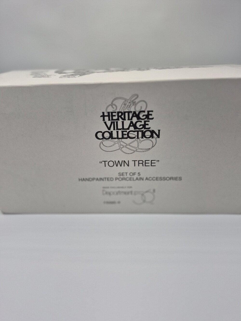 Department 56 village town tree set Of 5